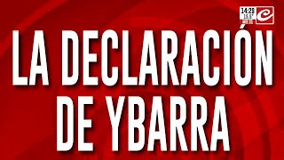 La declaración de Ybarra en la Justicia Federal de Goya [upl. by Einapets]