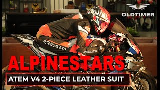 Alpinestars ATEM V4 2Piece Leather Suit  Oldtimer Middle East [upl. by Nyssa]