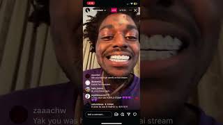 Kodak Black Instagram Live After Fans Question His Health on Kai Cenat’s Stream [upl. by Hamian]