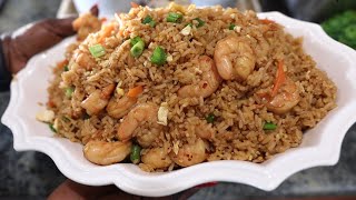 Chinese SHRIMP FRIED RICE recipe under 30 minutes You will never do take out again Mansa Queen [upl. by Ring]