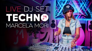 Techno Mix 2021  By Marcela Mori  סט טכנו  JM Live Dj Set [upl. by Derron]