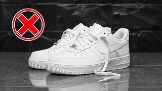 5 REASONS YOU SHOULDNT WEAR AIR FORCE 1s  YOURE WEARING THEM WRONG [upl. by Yorgerg67]