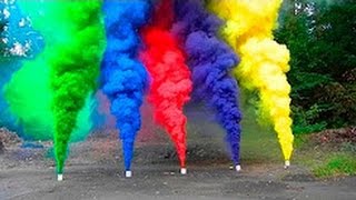 Colored Smoke bomb  how to make Colored Smoke mix with kno3 and sugar Hindi India [upl. by Dlanor672]