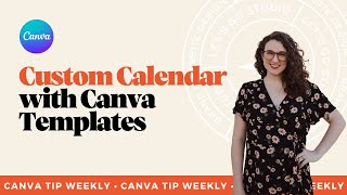 How to Make Your Own Custom Calendar and Save Money in Canva Using Templates [upl. by Demb]