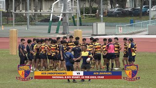 20230222 National B Div Prelim Round  ACSI vs ACS Barker [upl. by Ahsikat]