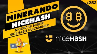 ⛏️🙂 COMO MINERAR COM NICEHASH  NICEHASH MINER E QUICKMINER  TUTORIAL COMPLETO [upl. by Domineca]