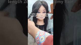 Ladies skin base hair Patch length 26quotPremium Ramy Hair contact9927333005 [upl. by Sherman]