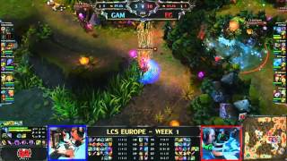 HD290 LCS semaine 1  Gambit vs Evil Geniuses  League Of Legends Replay FR [upl. by Yanehs]