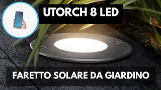 Faretto Solare a 8 LED da Giardino [upl. by Donn273]