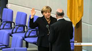 Angela Merkel zur Bundeskanzlerin gewählt [upl. by Harutak]