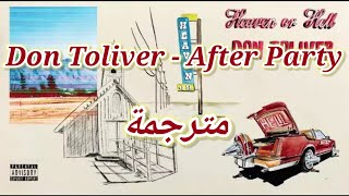 Don Toliver  After Party Lyrics مترجمة [upl. by Naivaf]