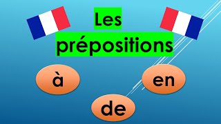 Les prépositions à de et en [upl. by Jenesia315]