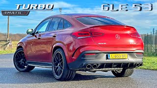 MercedesAMG GLE 53 Coupe  REVIEW on AUTOBAHN [upl. by Neona]