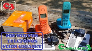 MIS NUEVOS TELEFONOS FIJOS GIGASET [upl. by Aerdnua779]