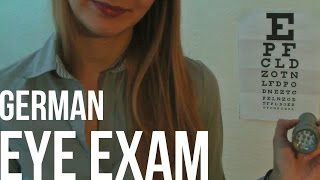 ASMR ♥ Eye Exam Role Play German [upl. by Sarena]