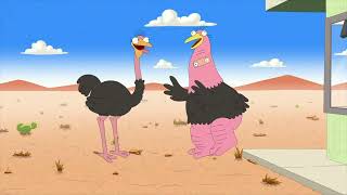 Bordertown  Bud Gets Assaulted By An Ostrich [upl. by Colb]