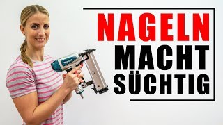 NAGELN 💖 MACHT SÜCHTIG Warum Das erkläre ich Dir in der Vostellung des Makita AF505N [upl. by Rednas]