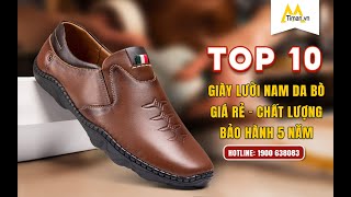 TOP 5 ĐÔI GIÀY DA LỊCH LÃM MÀ CÁC ANH CẦN CÓ [upl. by Burg]