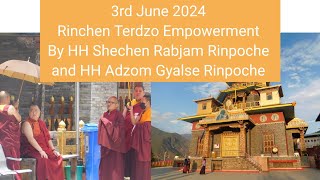 GD Visuals 2024 Rinchen Terdzo Empowerment By HH Shechen Rabjam Rinpoche and Adzom Gyalse Rinpoche [upl. by Itnava104]