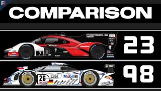 1998 Le Mans Era Vs 2023 Le Mans Era  ft getfasterE36 [upl. by Nirac876]