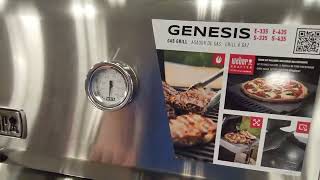 Weber Genesis S335 Liquid Propane Gas Grill Stainless Steel [upl. by Caldwell]