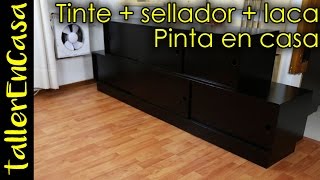 APRENDE A BARNIZAR MADERA EN 30 MINUTOS  garantizado Y muy fácil [upl. by Ezaria]