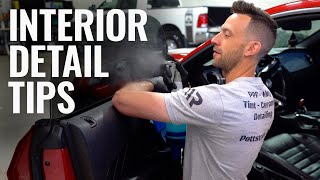 Best Way to Clean a Car Interior Quick Interior Detailing Tips and Tricks [upl. by Hare]