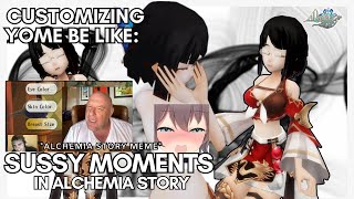 Alchemia Story  Character Creation Be Like 💀🗿 FUNNY MOMENTS [upl. by Lorrayne]