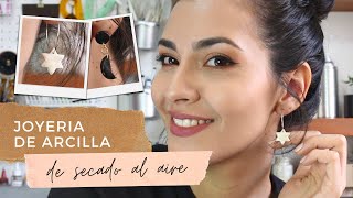 DIY  Joyería de arcilla SIN HORNO [upl. by Erodavlas]