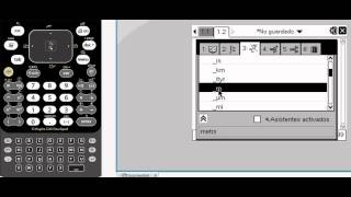 Cómo convertir unidades con TINspire CAS [upl. by Ayihsa]