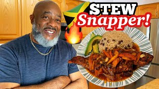 How to make Brown Stew Snapper FISH  Deddys Kitchen [upl. by Ramsey]