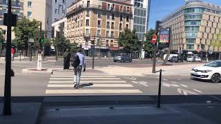 Paris France 🇫🇷  Walking Tour  Porte de Clichy  Tribunal de Paris [upl. by Tidwell]