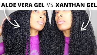 Aloe Vera Gel VS Xanthan Gel as Detanglers For Natural Hair  Which One is Better [upl. by Margarette487]