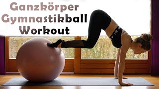 Gymnastikball Workout  Übungen für den ganzen Körper  Melanie [upl. by Ladiv]