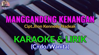 MANGGANDENG KENANGANCiptJhon Kennedy NadeakKARAOKE amp LIRIK CdoWanita [upl. by Maison]