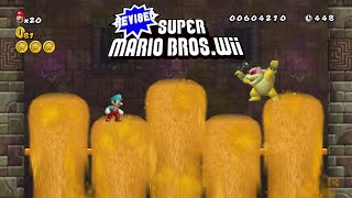 Revised Super Mario BrosWii 4 Walkthrough 100 [upl. by Weeks]