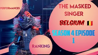 S4 E1  Performances ranking  Masked Singer Belgium 🇧🇪 [upl. by Morganstein778]