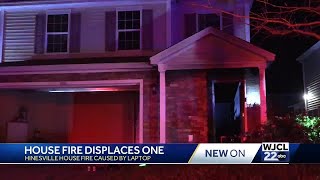 Fire in Hinesville caused by laptop [upl. by Hawkie]