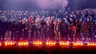 STORMZY  HEAVY IS THE HEAD MEDLEY amp ANYBODY feat BURNA BOY amp TIANA MAJOR9 LIVE AT THE BRITs 2020 [upl. by Phalan366]