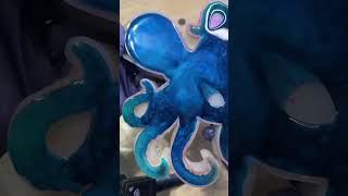 Beach style octopus 🐙 epoxy epoxyresin resin epoxyresinart resinart resincrafts [upl. by Kerman]