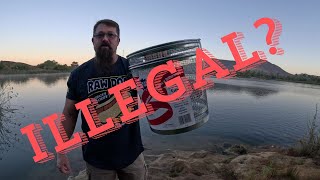 Live Minnow Trap  Freshwater Bait  Southern California  Illegal [upl. by Daye]