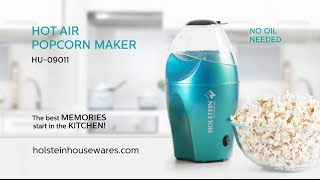 HU09011 Hot Air Popcorn Maker Holstein Housewars [upl. by Luise641]