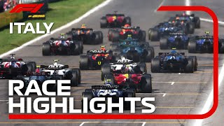 Race Highlights  2022 Italian Grand Prix [upl. by Enaelem498]