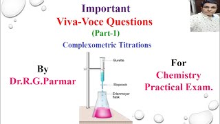 Viva Questions Part1 on Complexometric titrations  EDTA titrations MCQs [upl. by Sklar]