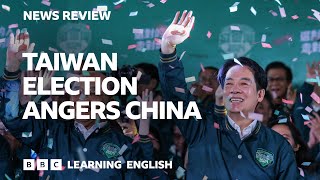 Taiwan election angers China BBC News Review [upl. by Neumark]