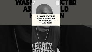 LL Cool J talks lack of respect in certain parts of his Hip Hop career [upl. by Flann]