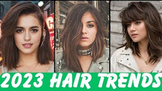 60 Amazing ShoulderLength Haircuts and Medium Hairstyles For 2023  Latest Hair Trends [upl. by Llenroc]