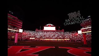 Does Nebraska Football have the Best Tradition in College Football  4th Quarter Light Show [upl. by Misti]