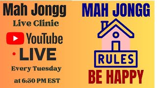 How to Play Mah Jongg HOUSE RULES Table Rules Live Clinic 2023 1024 i♥️mahj mahjong houserules [upl. by Cleopatra]