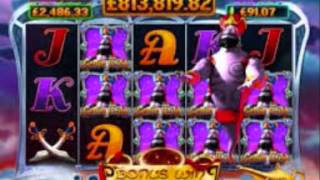 Genie jackpots casino sound effects Genie wilds scatter arcade slot machine game sounds [upl. by Ley184]